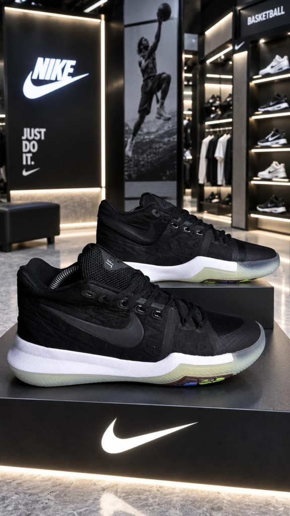 Nike Kyrie 3 Negro Blanco 