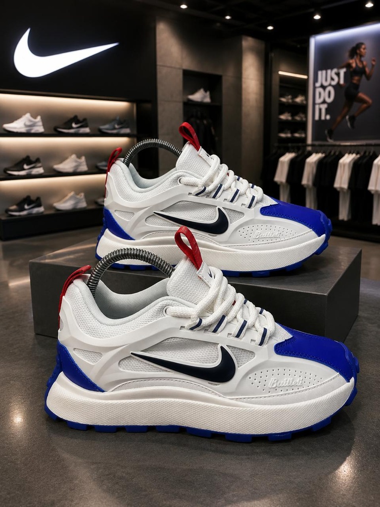 Nike Bailleli Blanca Azul Rey NK711