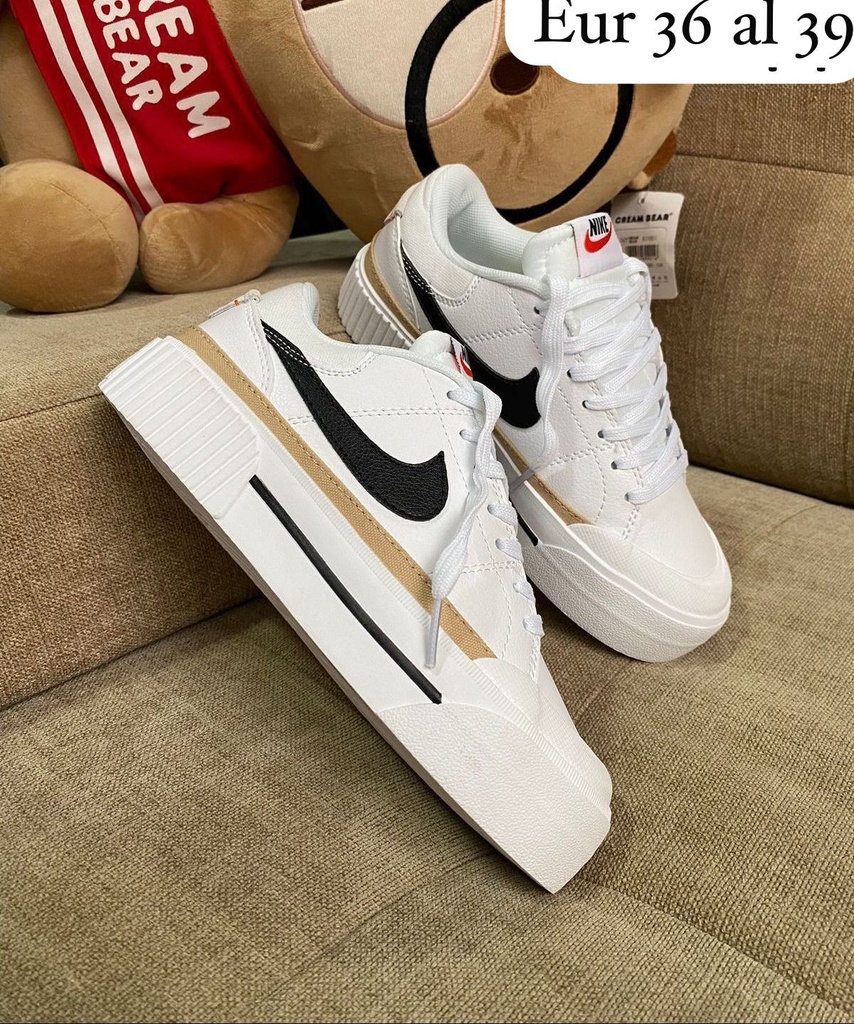 Nike Blazer Court Blanco Negro NK537