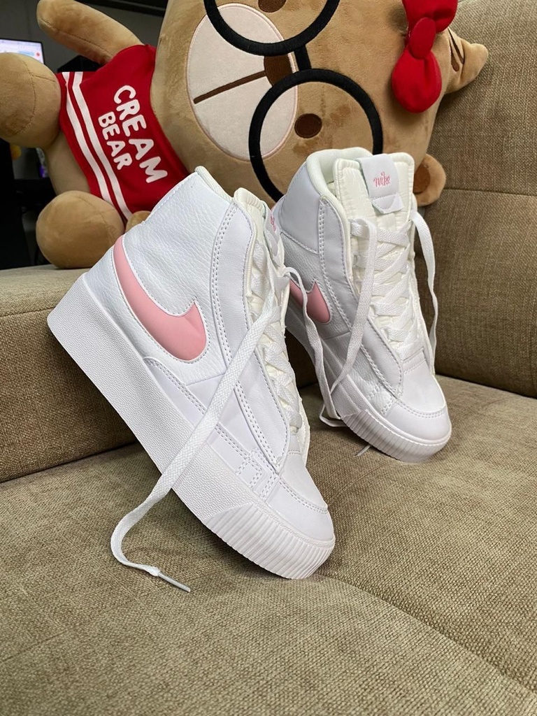 Nike Blazer Bota Blanco Rosado NK600