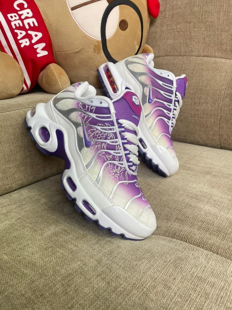 Nike Tn Blanco Morado NK757
