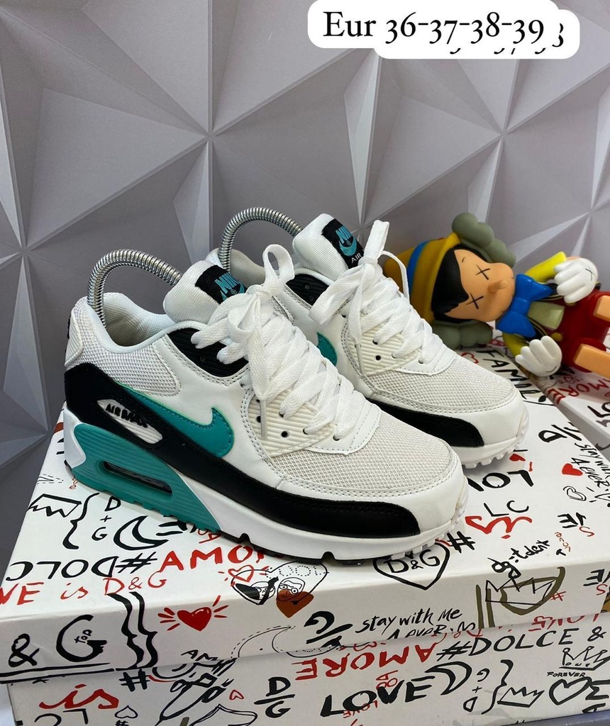 Nike Air Max Blanca Negra NK341