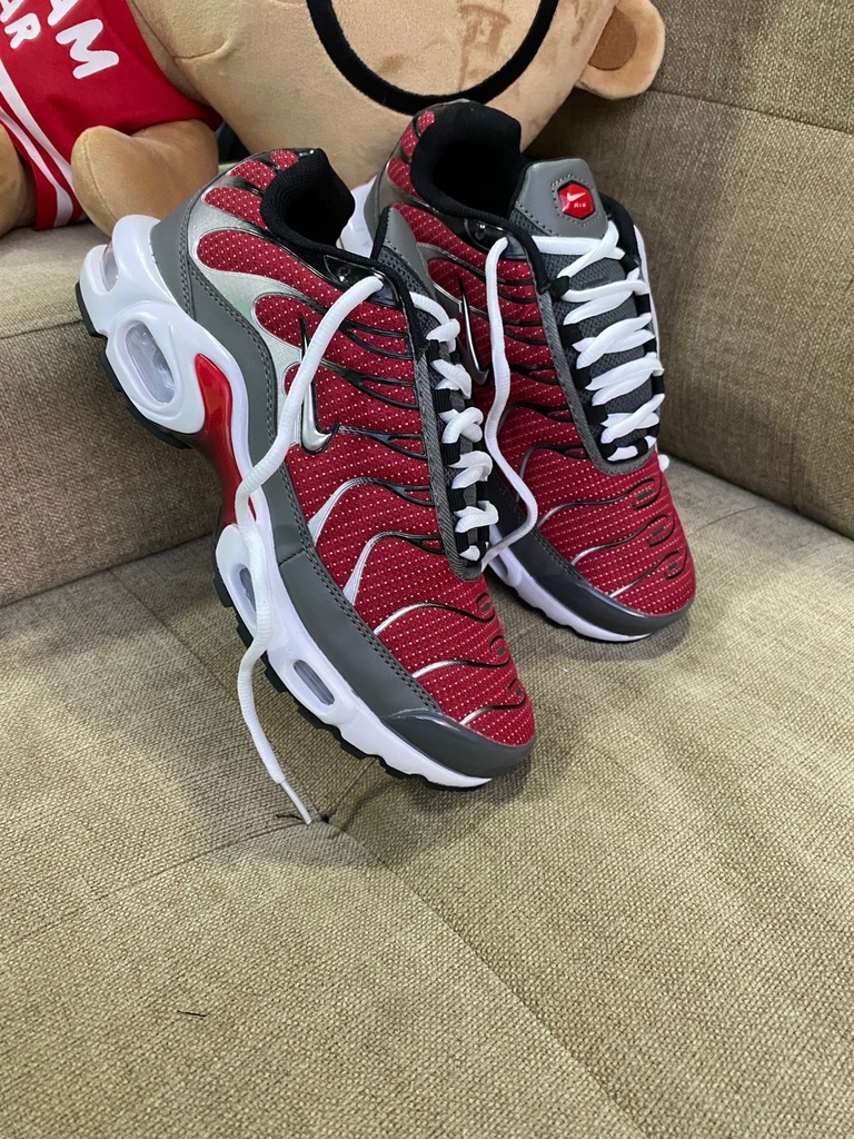 Nike Tn Rojo Gris NK726