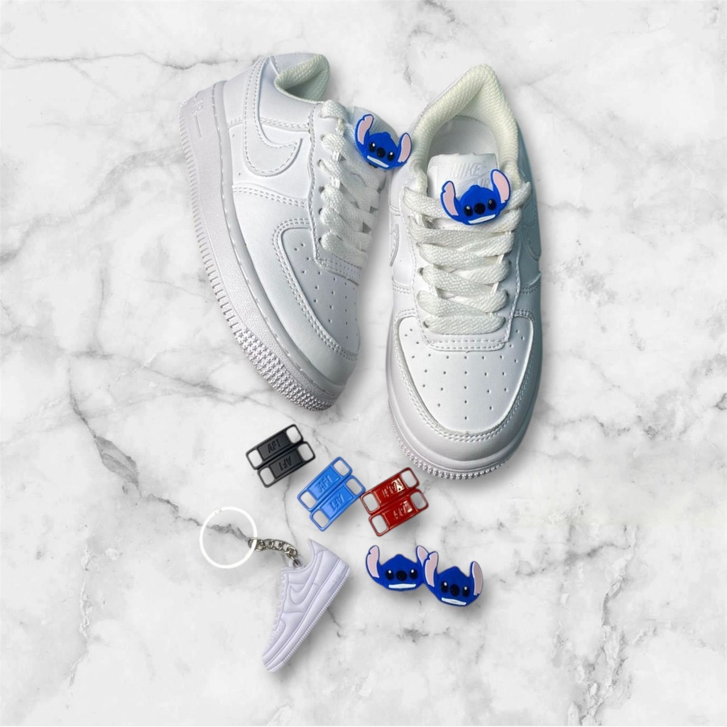 Nike Af1 Todo Blanco Niño NN54