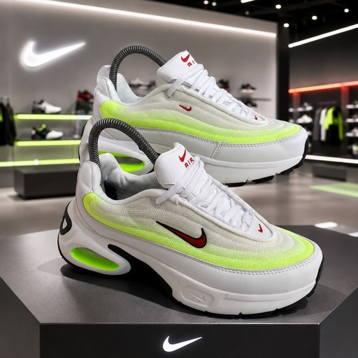 Nike Portal Blanco Verde Neon NK756