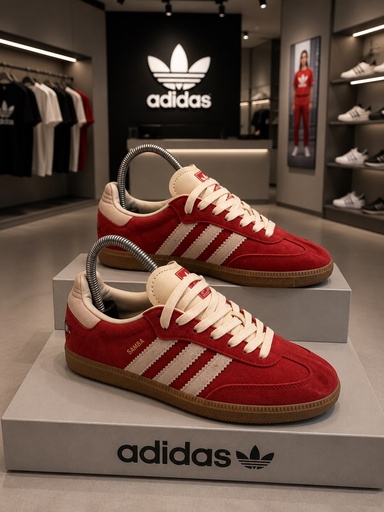 Adidas Samba Rojo Blanco AD461