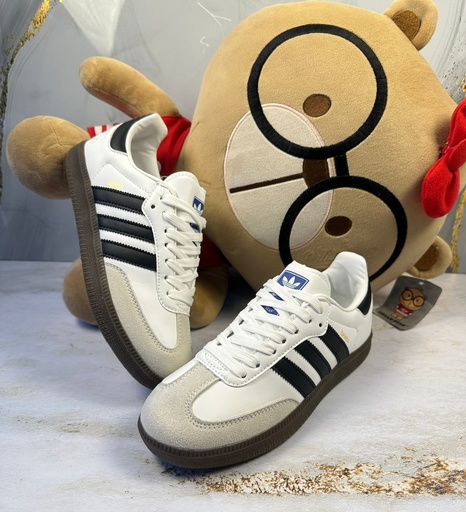 Adidas Samba Blanca Negra AD396