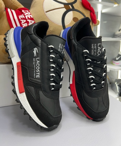 Lacoste Negro Azul Oscuro- Talon Amarillo LE54