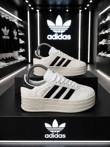 Adidas Gazelle Beige Negro AD449