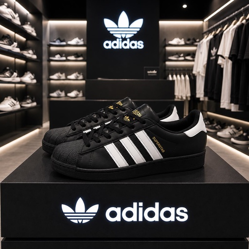 Adidas Superstar Negro Blanco AD92