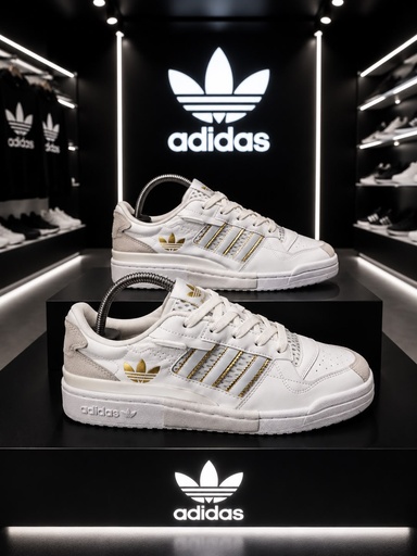 Adidas Forum Blanco Dorado AD287