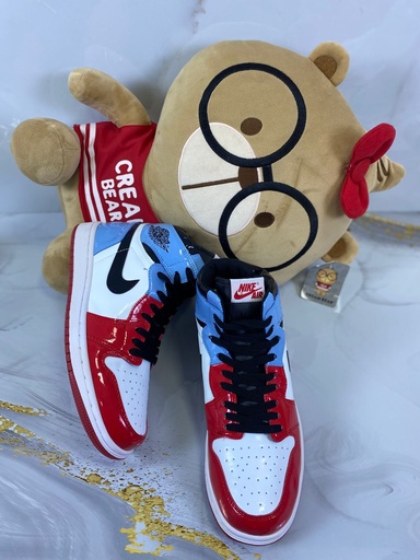 Jordan Retro 1 Bota Charol Rojo JD113