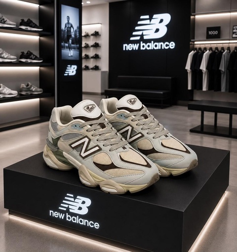 New Balance 9060  Gris Crema 