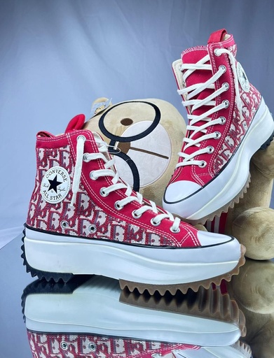 Converse Plataforma Rojo Letras CV18