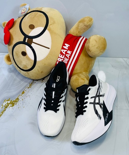 Asics Blanca Cordon Negro 