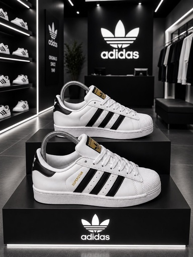 Adidas Superstar Blanco Negro 