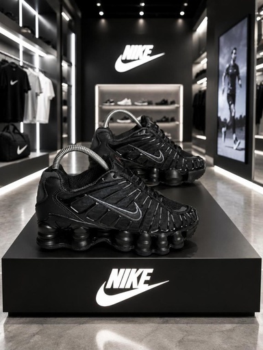 Nike Shox Gusano Negro-Todo