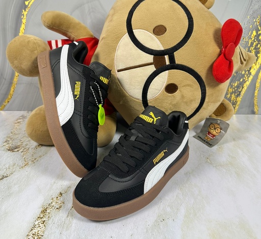 Puma Tablita Negra Blanco