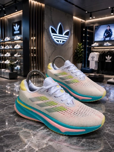 Adidas Supernova Azul-Pastel