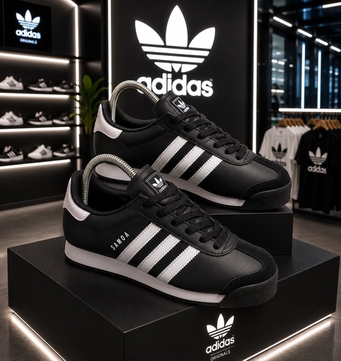 Adidas Samoa Negra-Blanco