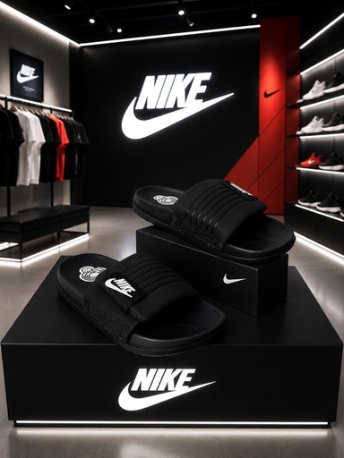Chancla Nike Negro-Todo
