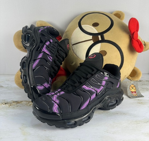 Nike Tn Negro Rayos Morado