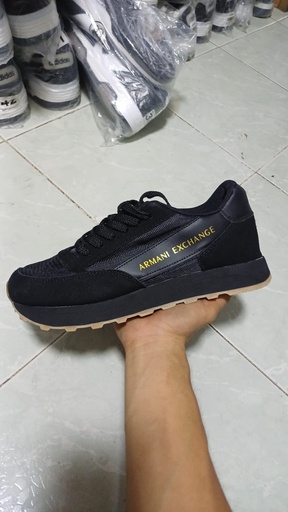 Armani Exchange Negro Suela Goma 