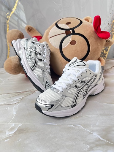 Asics Blanco Plateado