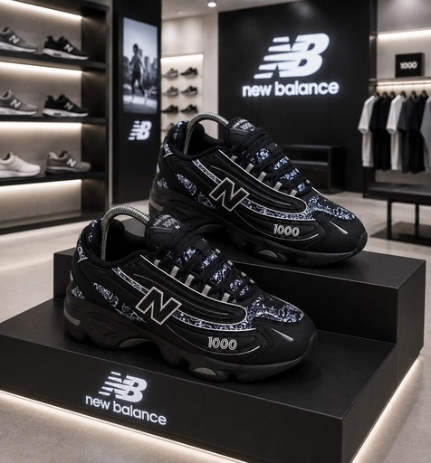 New Balance 1000 Negra Diseño