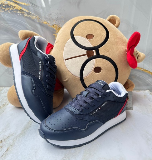 Tommy Sport Azul Suela Blanca