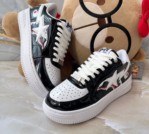 Bape Sta Negra Blanco Diseño