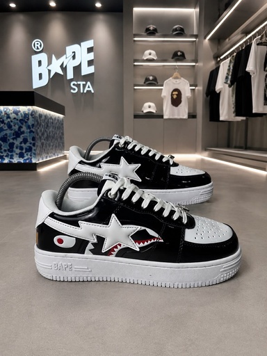 Bape Sta Negra Blanco Diseño