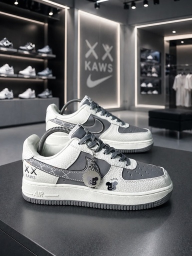 Nike AF1 KAWS Beige Gris