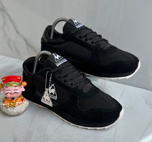Le Coq Sportif Racer Negro Suela Blanca