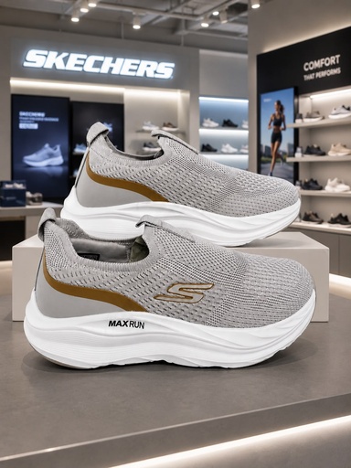 Skechers Max Run Cafe Suela Beige