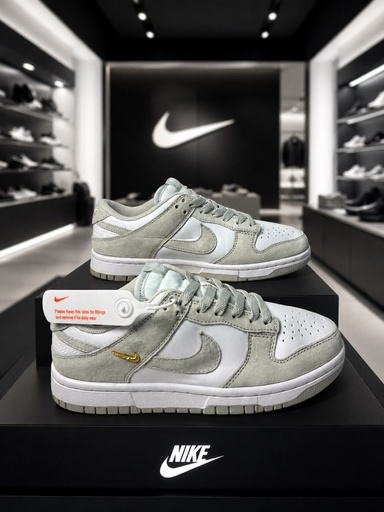 Nike Sb Dunk Sail Gris Blanco