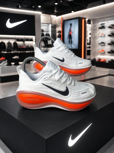 Nike Vomero Plus Blanco Naranja 