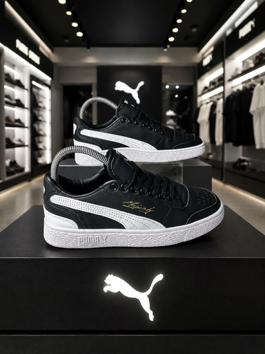 Puma Majesty Negro Linea Blanco