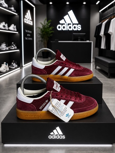 Adidas Spezial Rojo Lineas Blancas