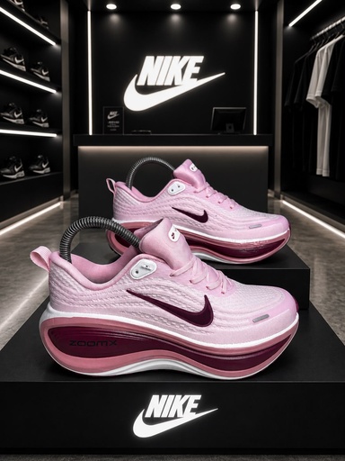 Nike Vomero Plus Rosado Suela Blanca