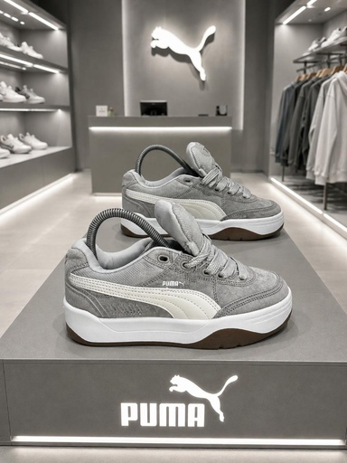 Puma Parma Gris Gamuza