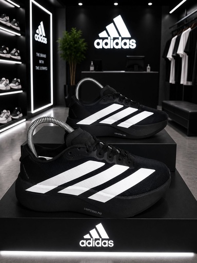 Adidas Adizero Negro Linea Blanca 