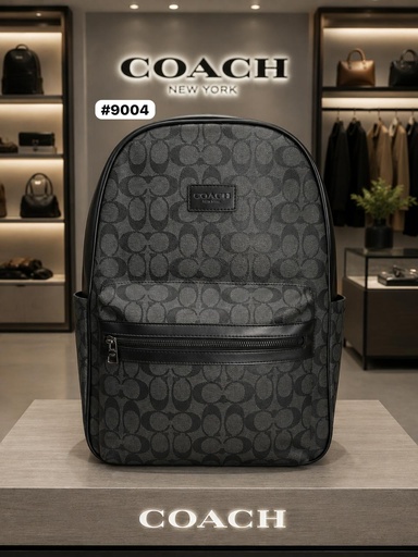 Maletin Coach Gris Negro (9004) 