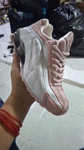 Nike Shox Gris Palo Rosa