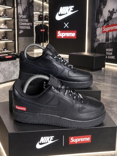 Nike AF1 Negro Todo Supreme 